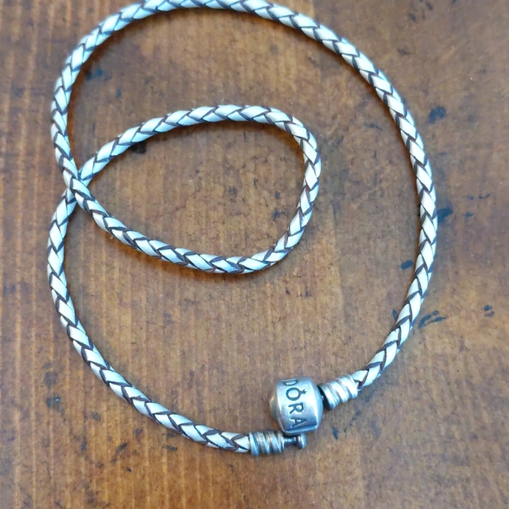 Pandora leather wrap bracelet